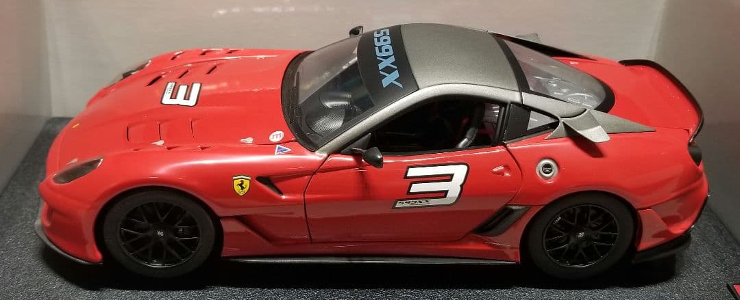 【レア美品】1/18 マテル フェラーリ 599XX 　ホットウィール