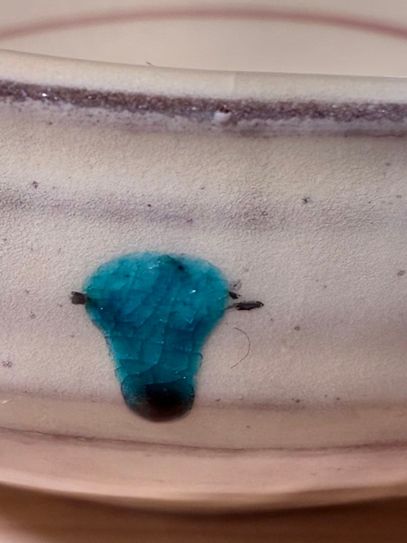 瀧田項一　赤絵鉢　壺屋窯　検）民藝　益子焼　濱田庄司