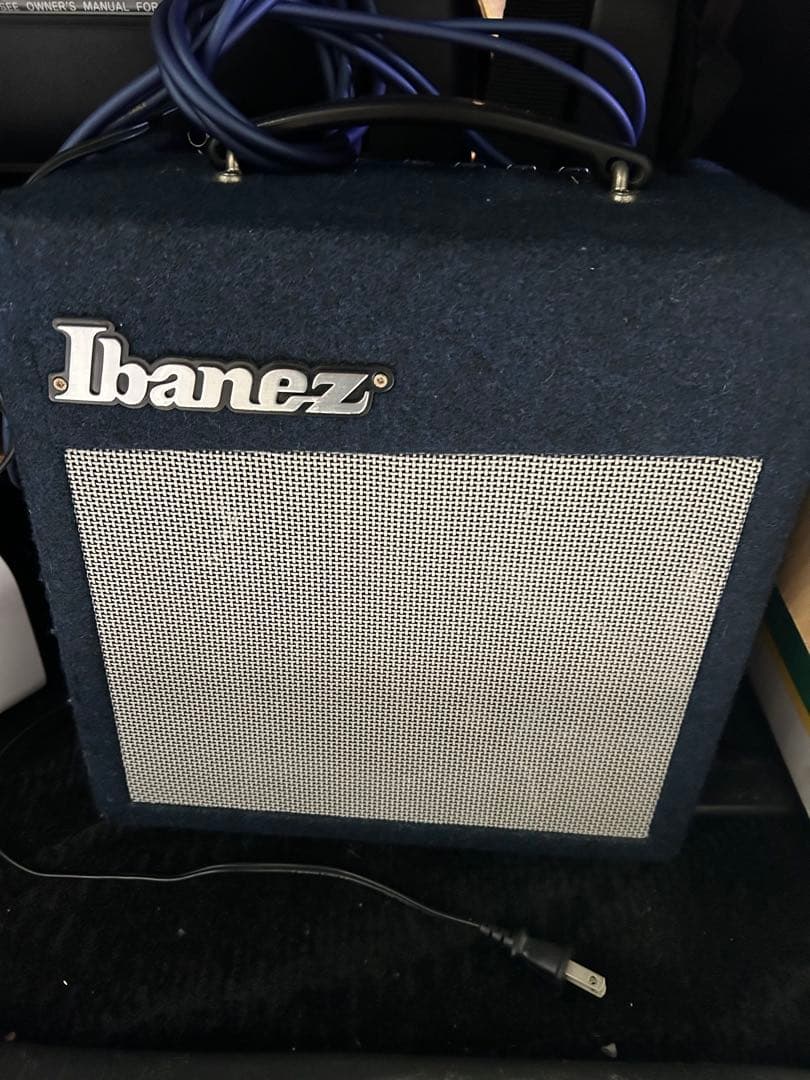 GiO Ibanez GRX70QA キルトメイプル ブルー　アンプセット