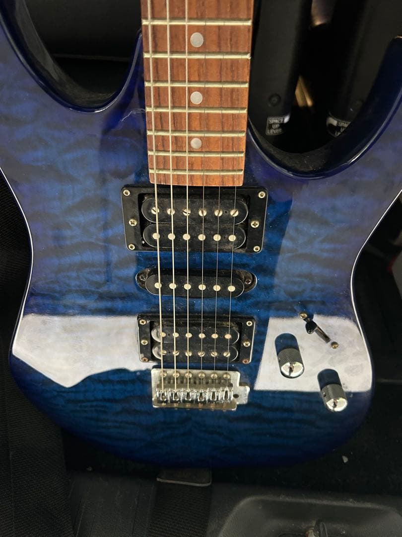 GiO Ibanez GRX70QA キルトメイプル ブルー　アンプセット