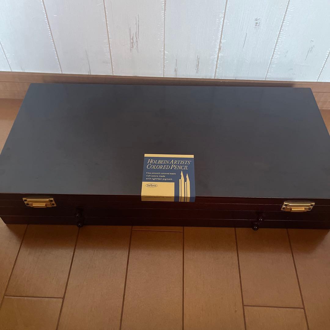 【即決価格10/24まで】ホルベイン色鉛筆150色セット　木箱入り　殆ど新品