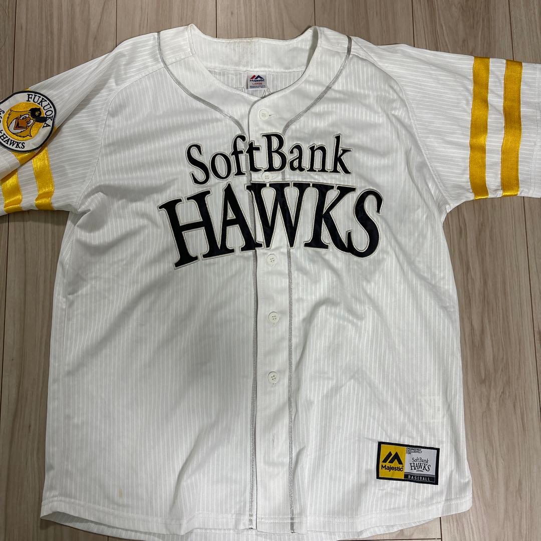 和田毅 21 ソフトバンクホークス レプリカユニフォーム Majestic製