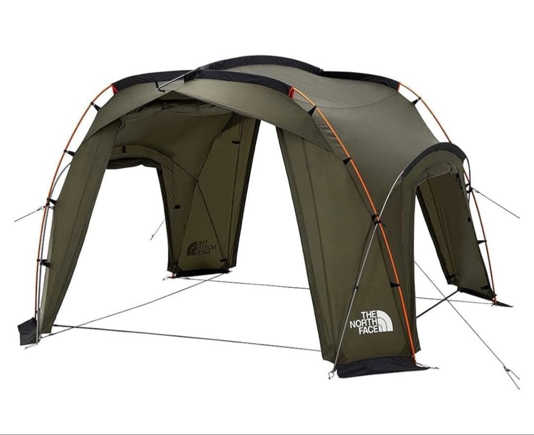 美品ノースフェイス　エバベース6 ネブラタープ6 フットプリント付テントとタープ