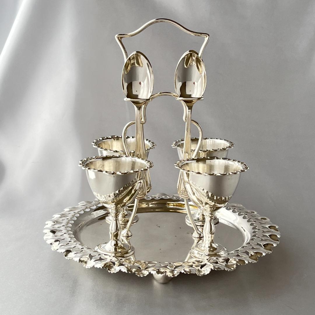 【Armour Silver Co】 エッグセット エッグカップ / スタンド