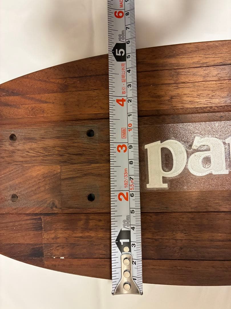 【中古】オリジナル木製スケートボードデッキ 約22インチ