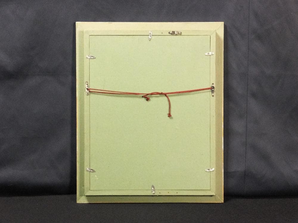 三觜正之　直筆サイン『ベニス風景』油彩 1971年 4号 0313E