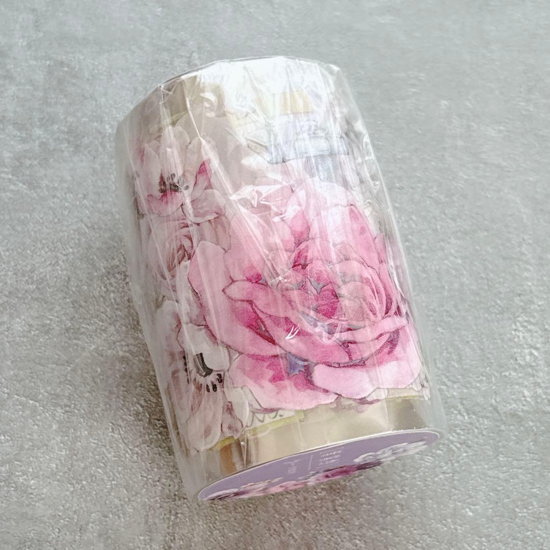 壹洱原创《紫雾纱》海外マスキングテープ　マステ 【2559】