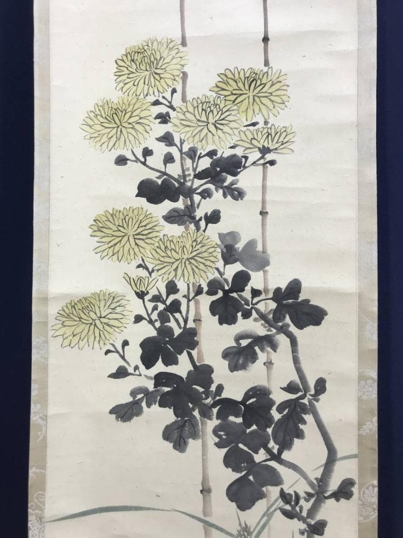 【真作】森川曽文/四季花鳥図/花鳥図/掛軸/名家伝来/AD-211