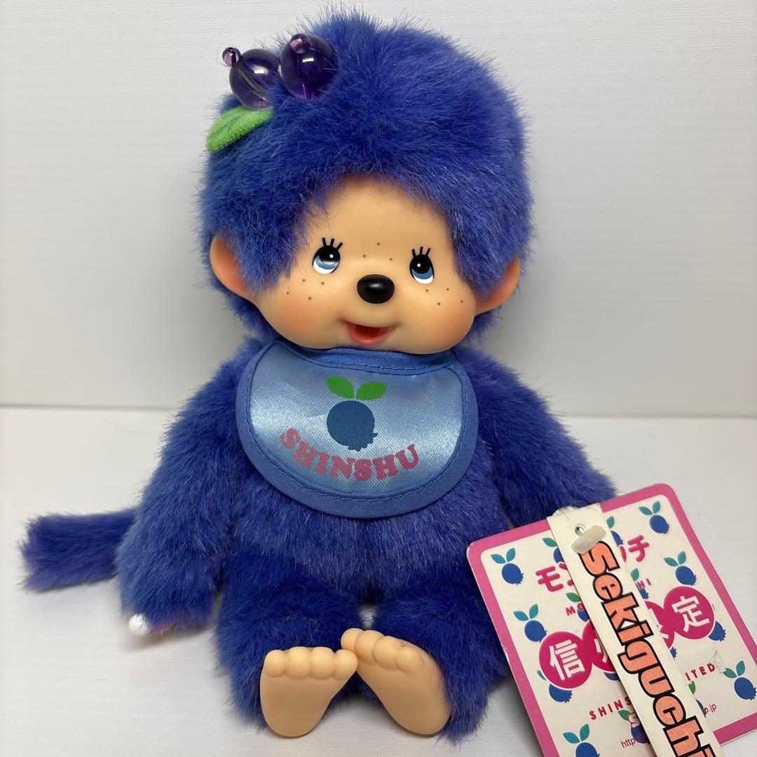 新品未使用 信州限定 ブルーベリー モンチッチ monchhichi 1657