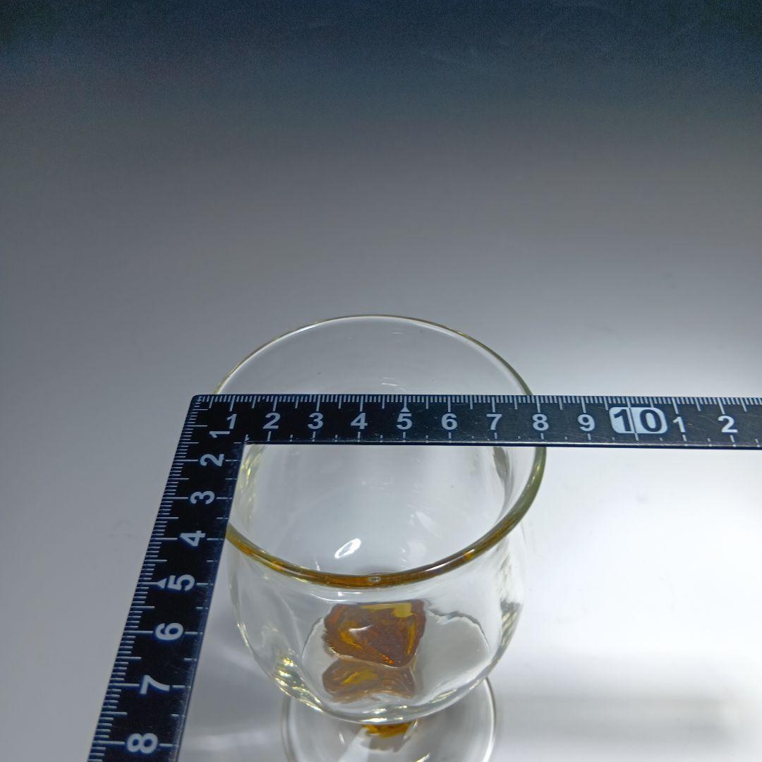 ガラス作家　舩木倭帆　ゴブレットワイングラス　１個　shizuサイン有