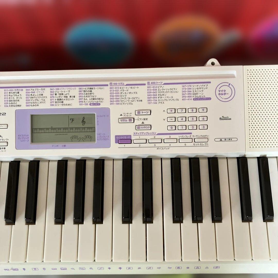カシオ⭐︎光ナビゲーションキーボードLK-122 61鍵盤