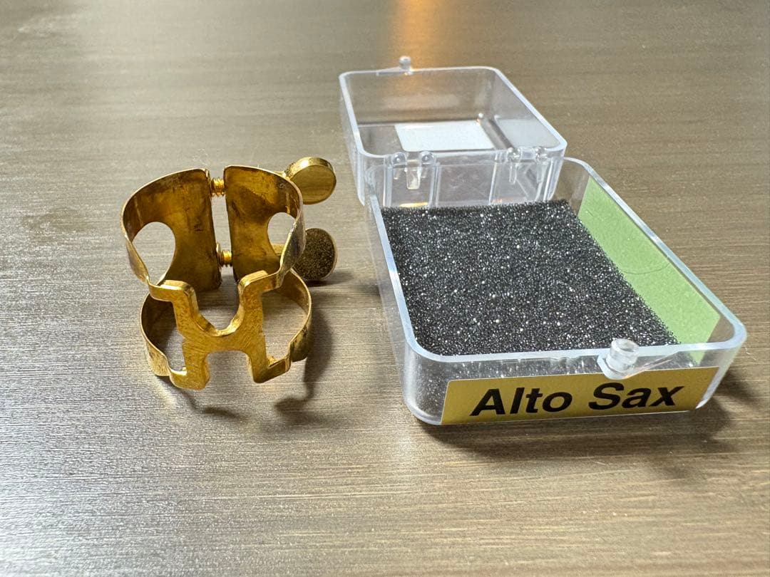 【プロ奏者選定】アルトサックスリガチャー　ハリソン　GP ドルチェ楽器オリジナル