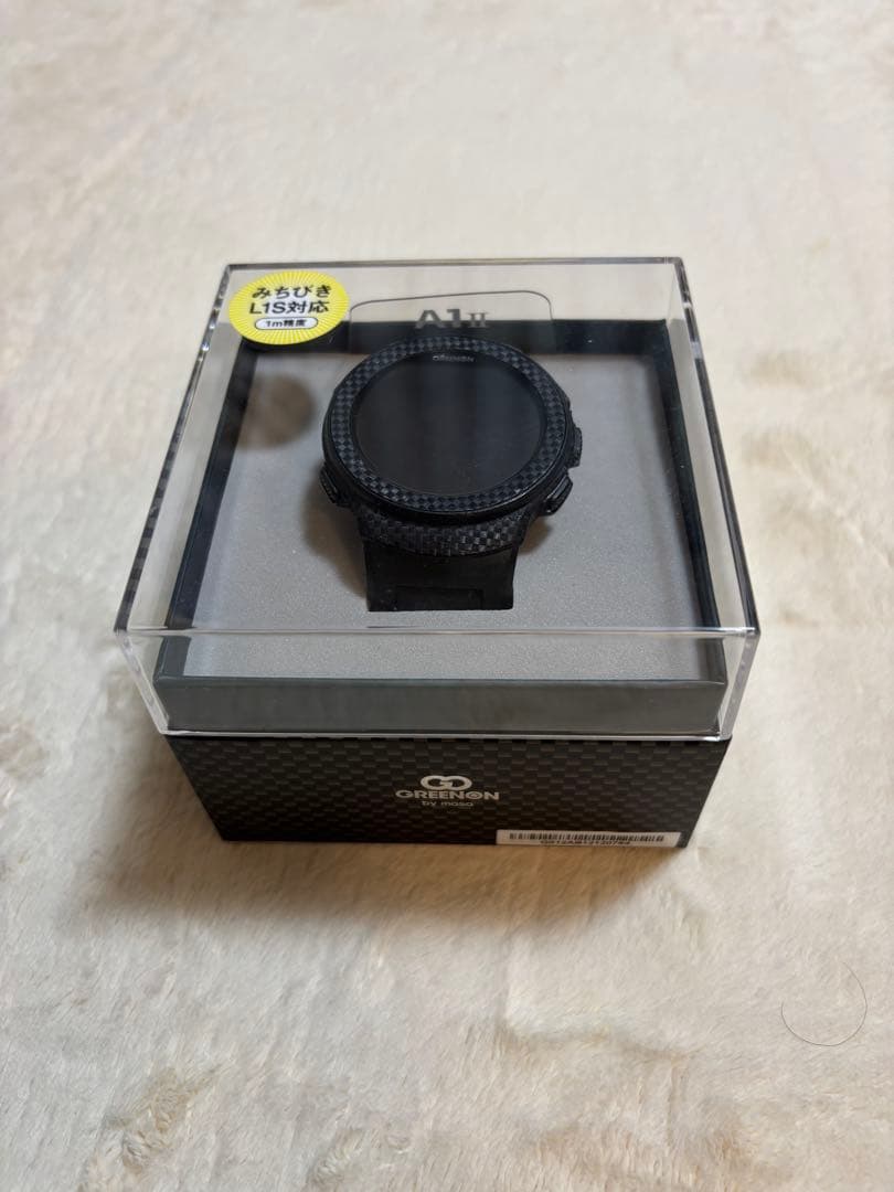 美品！保護フィルム付！グリーンオン　ザ・ゴルフウォッチA1-II