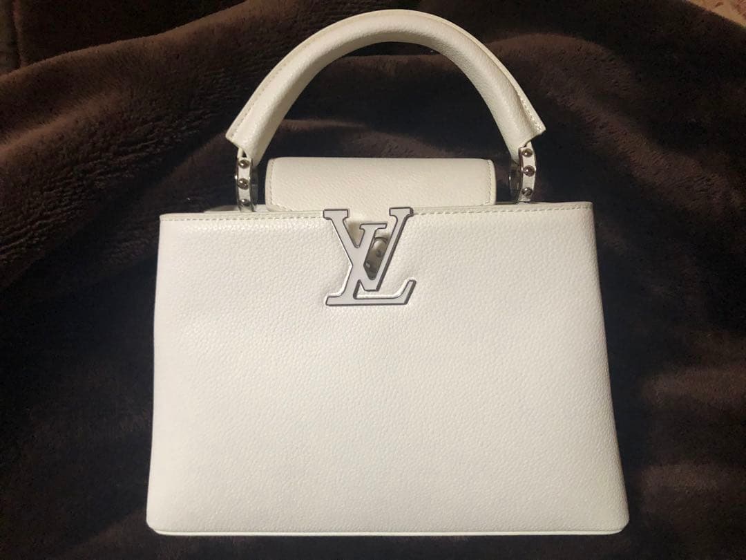 Louis Vuitton ルイヴィトン ホワイト ハンドバッグ ノベルティ