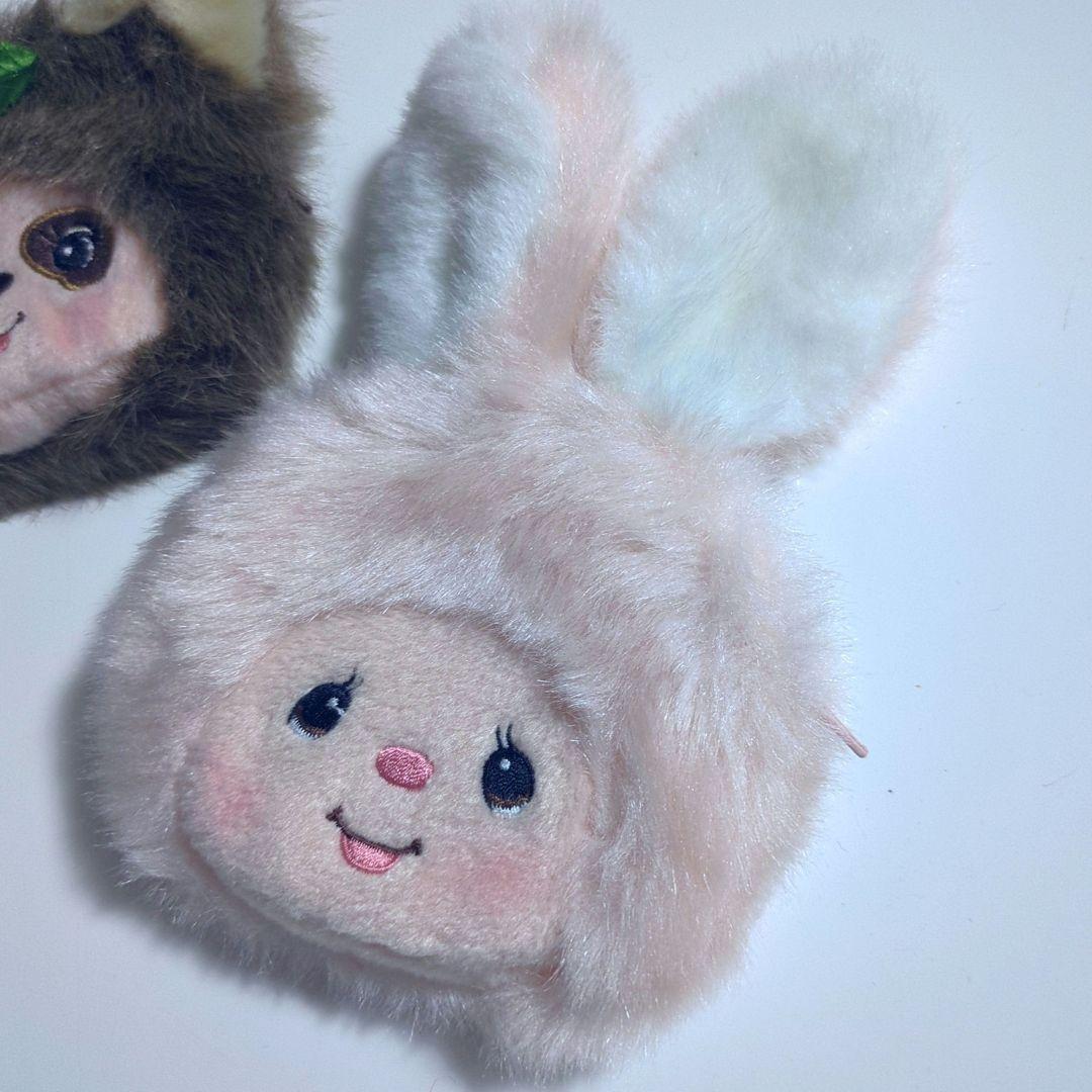 【当時物】たぬきモンチッチポーチ チムたん(うさぎ) パース