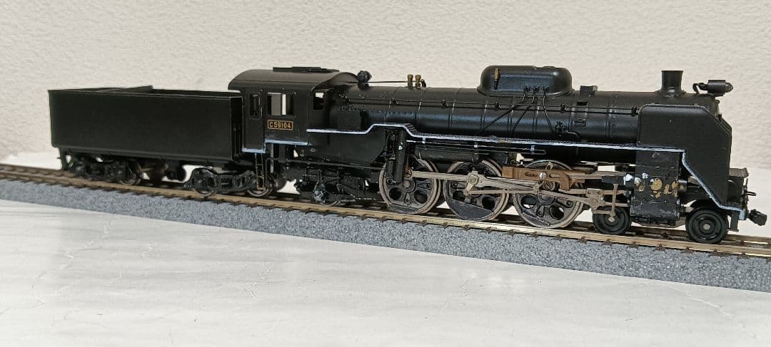 HO、カツミ、 C59蒸気機関車、メンテナンス済