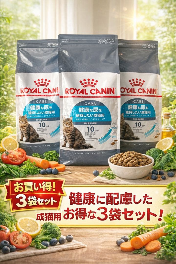  CANIN キャットフード 2kg3袋セット