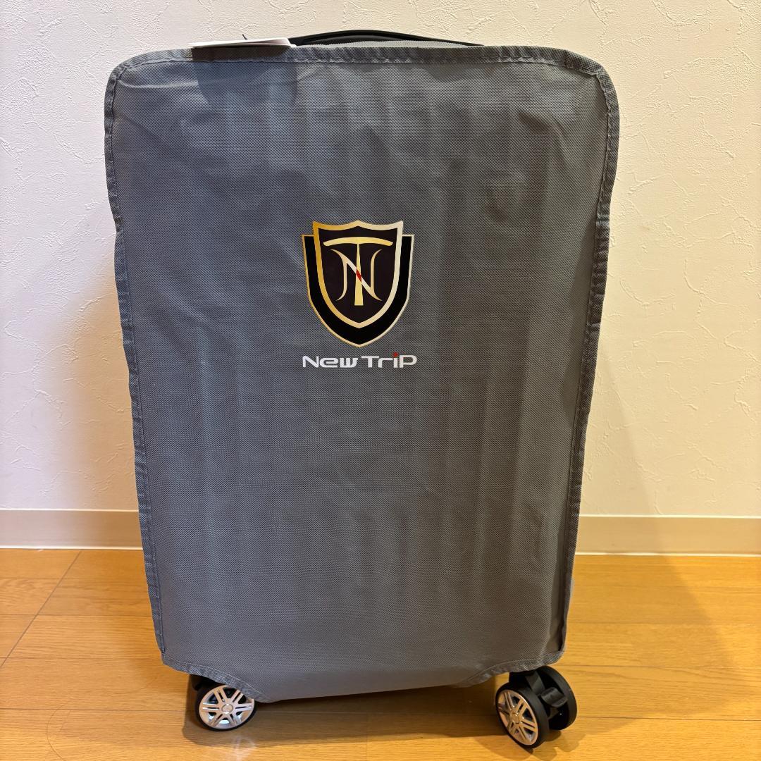 新品半額 日本ブランド スーツ キャリーケース Mサイズ 68L シルバーグレー