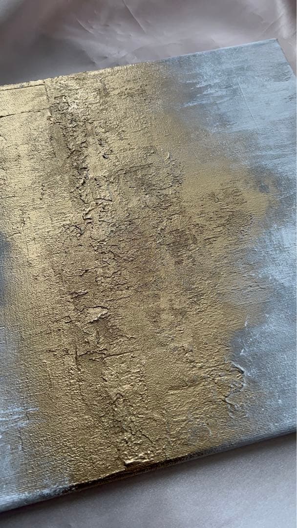 絵画/原画/テクスチャー/アート/ゴールド/インテリア/北欧/ニュアンス/抽象画