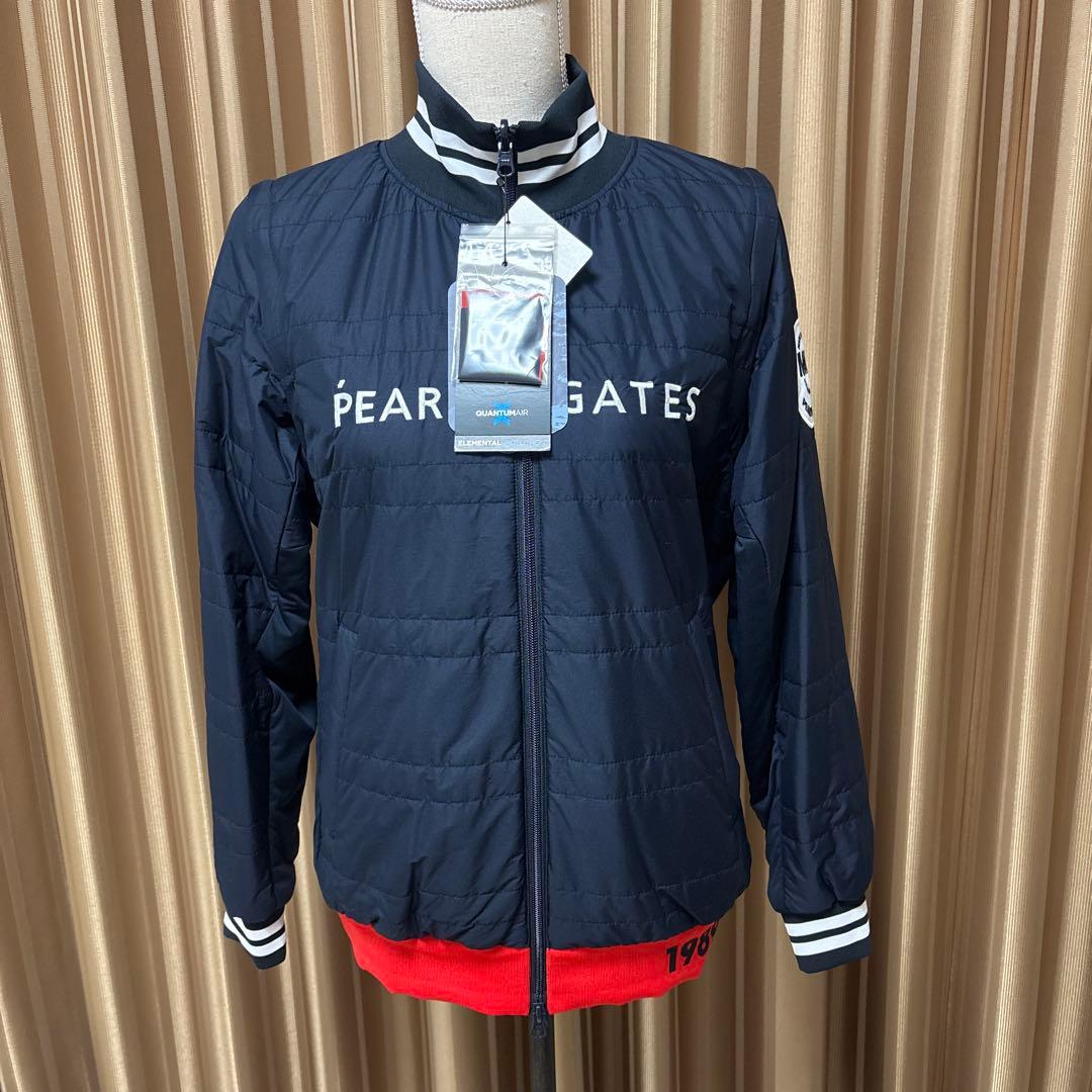 ◇新品◇PEARLY GATES リバーシブル中綿レディースジャケット　ネイビー