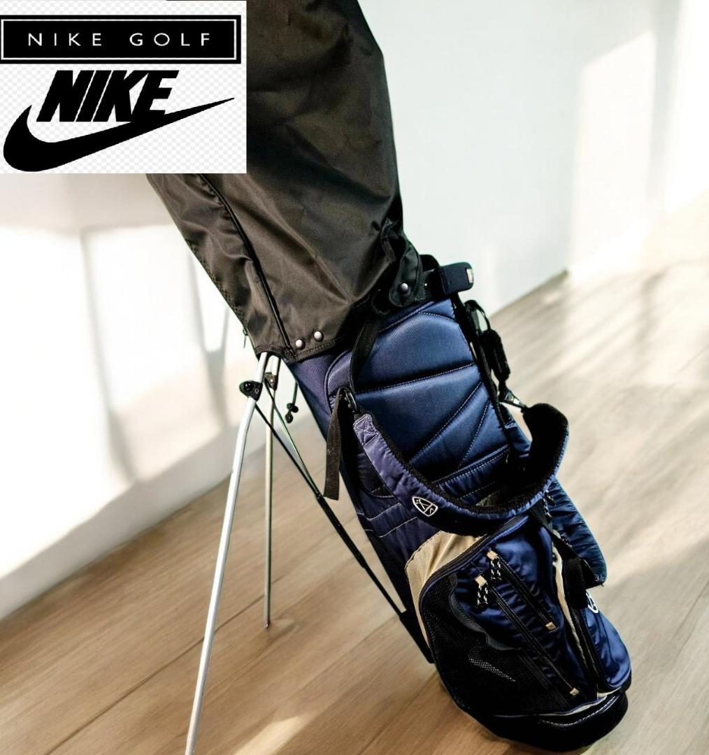 zzzz送料無料/Nike Golf 高級スタンドキャディバッグ ネイビー