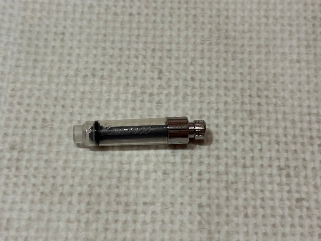 石丸文行堂ガラス万年筆 白木峰グレースピンク ショート軸