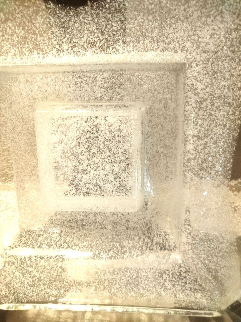 倉敷ガラス　小谷眞三　灰皿　glass ashtray