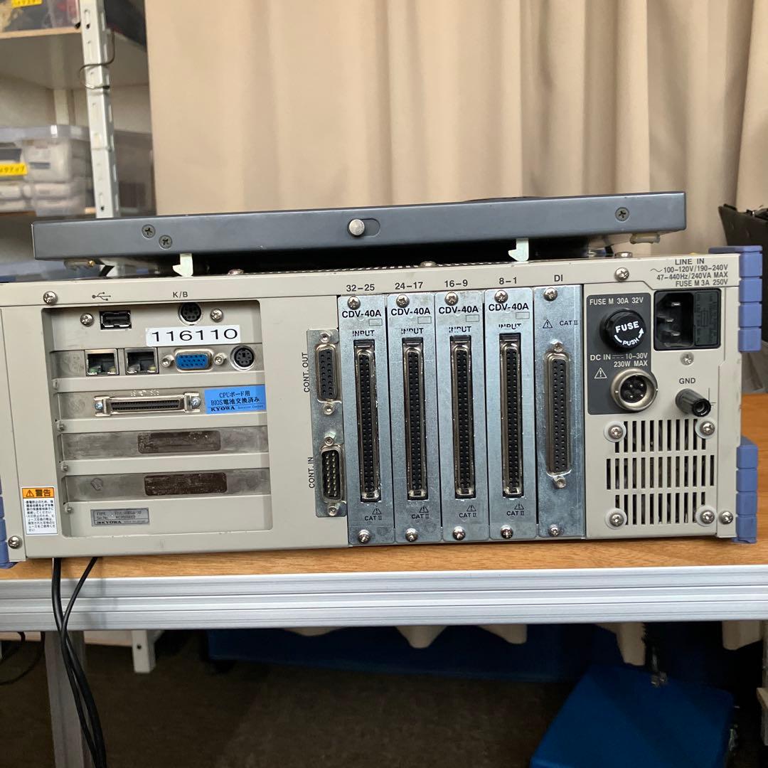 データロガー(EDX2000A + CDV-40A)