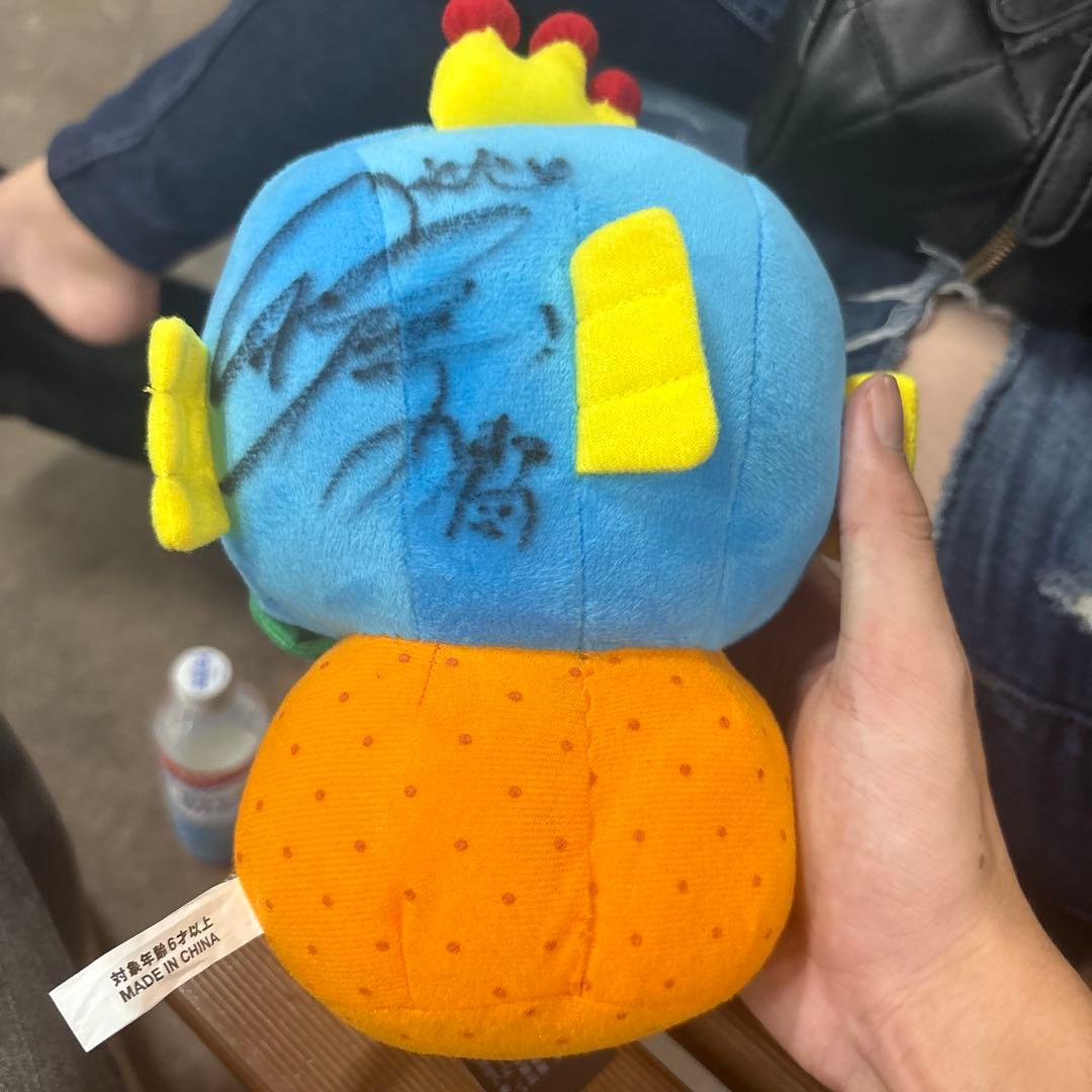 ボートレース深谷知博サイン入りぬいぐるみ