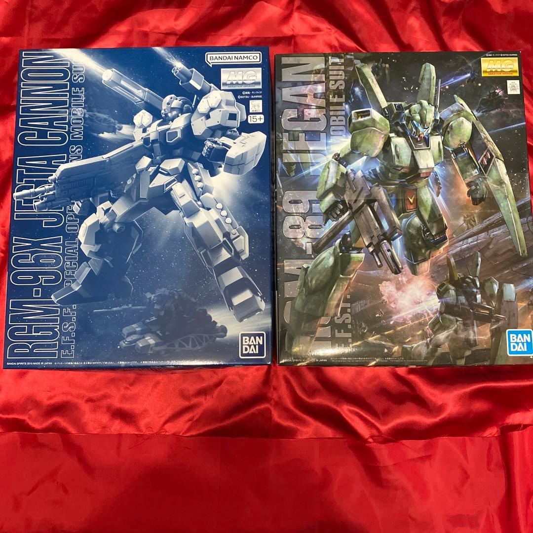 mg ジェガン　mg ジェスタキャノン　プレミアムバンダイ限定