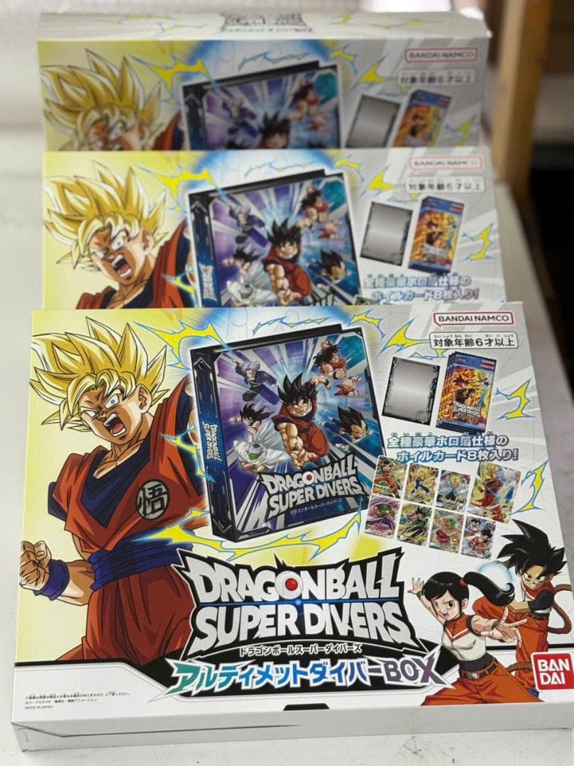 ドラゴンボールスーパーダイバーズアルティメットダイバーBOX 3xBOX