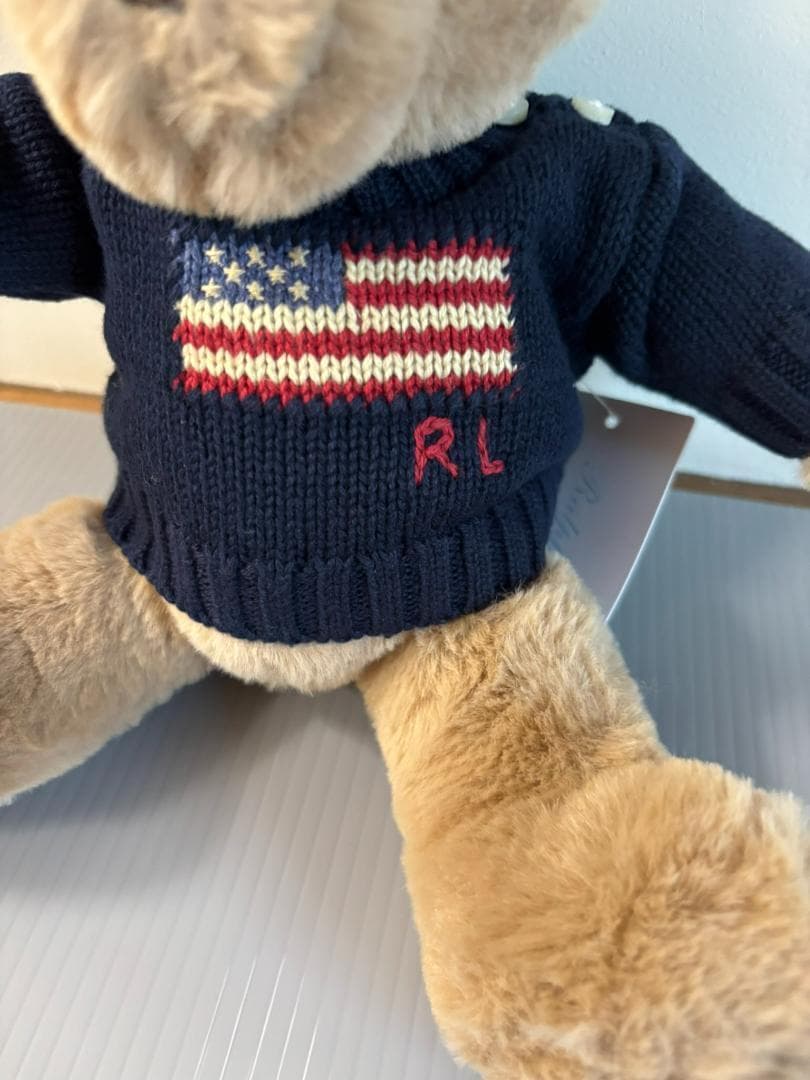 新品タグ付き　定番　ラルフローレン　ポロベア　フラッグセーターぬいぐるみスモール