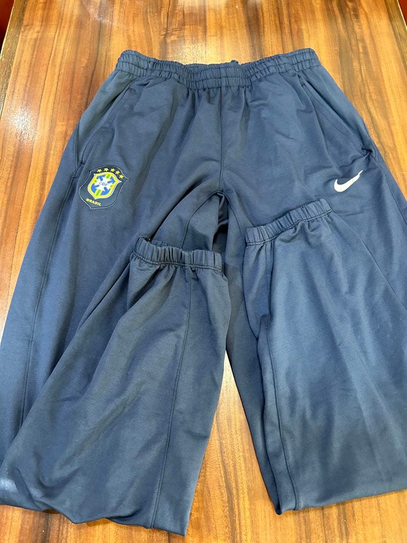 超貴重‼️ブラジル代表•選手実使用品•ブルー✖️濃紺・ジャージ上下