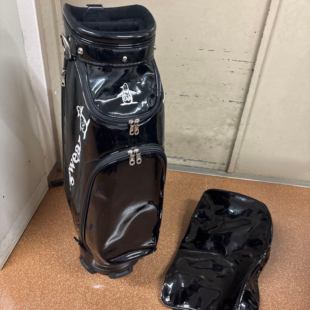 Munsingwear ブラック ゴルフバッグ