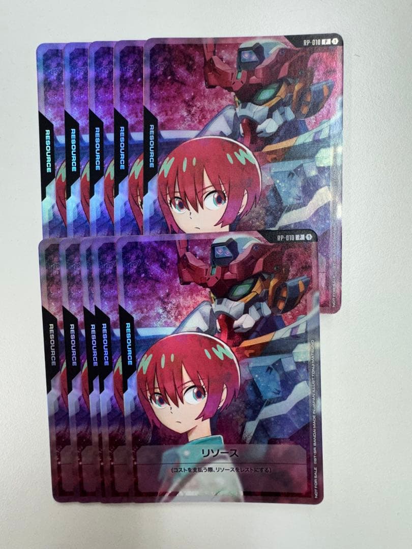 10枚　マチュ&GQuuuuuuX ジークアクス　リソース ガンダムカードゲーム