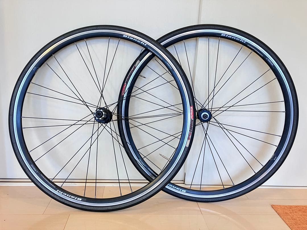 カンパフリー Bianchi純正 Ambrosio ホイール 700C タイヤ付