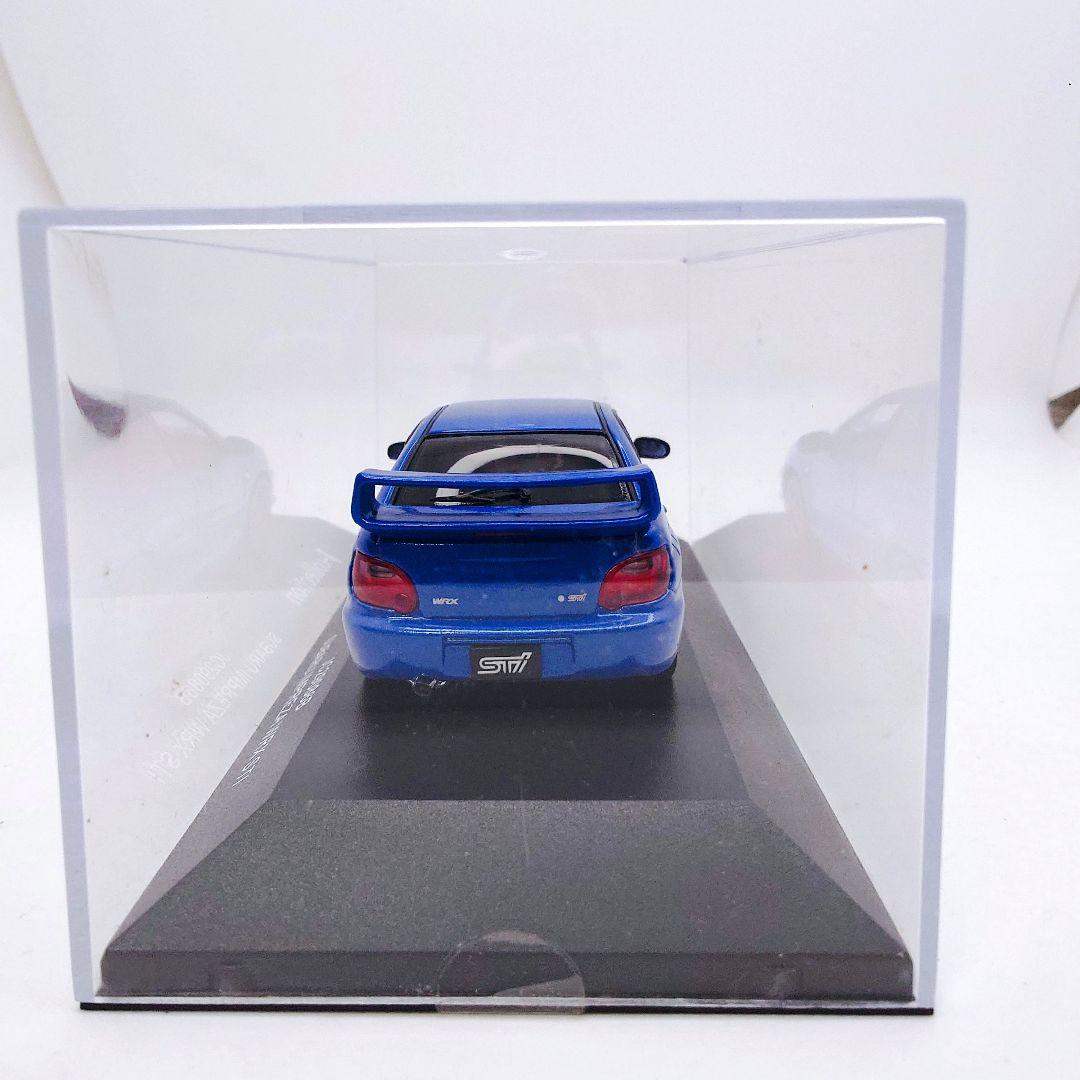 京商 Jコレクション インプレッサ WRX 1/43 ミニカー GDB ブルー