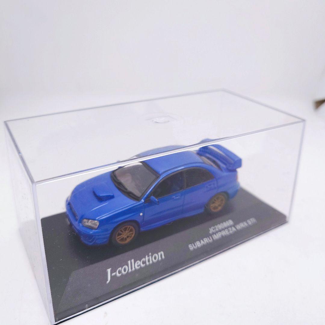 京商 Jコレクション インプレッサ WRX 1/43 ミニカー GDB ブルー