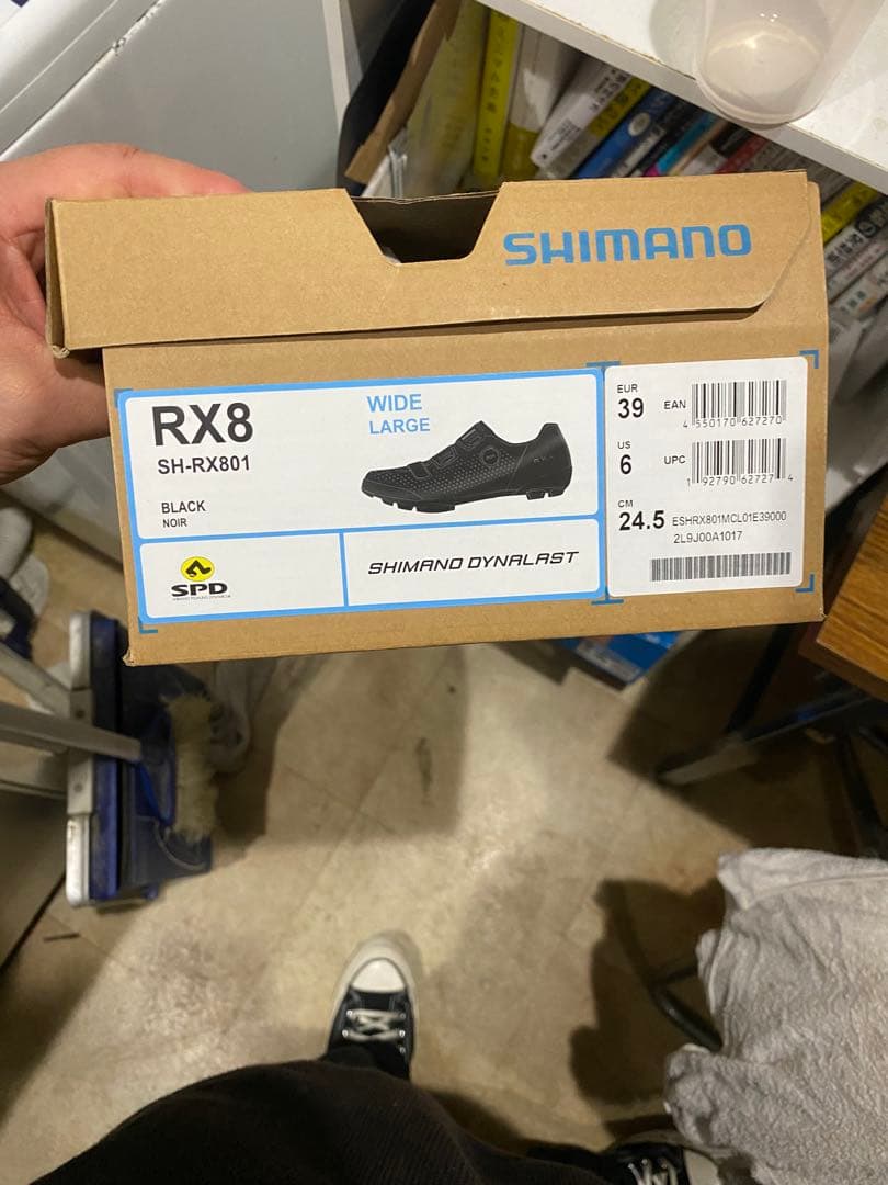 ウェア SHIMANO SH-RX801 EU39(24.5cm)WIDE