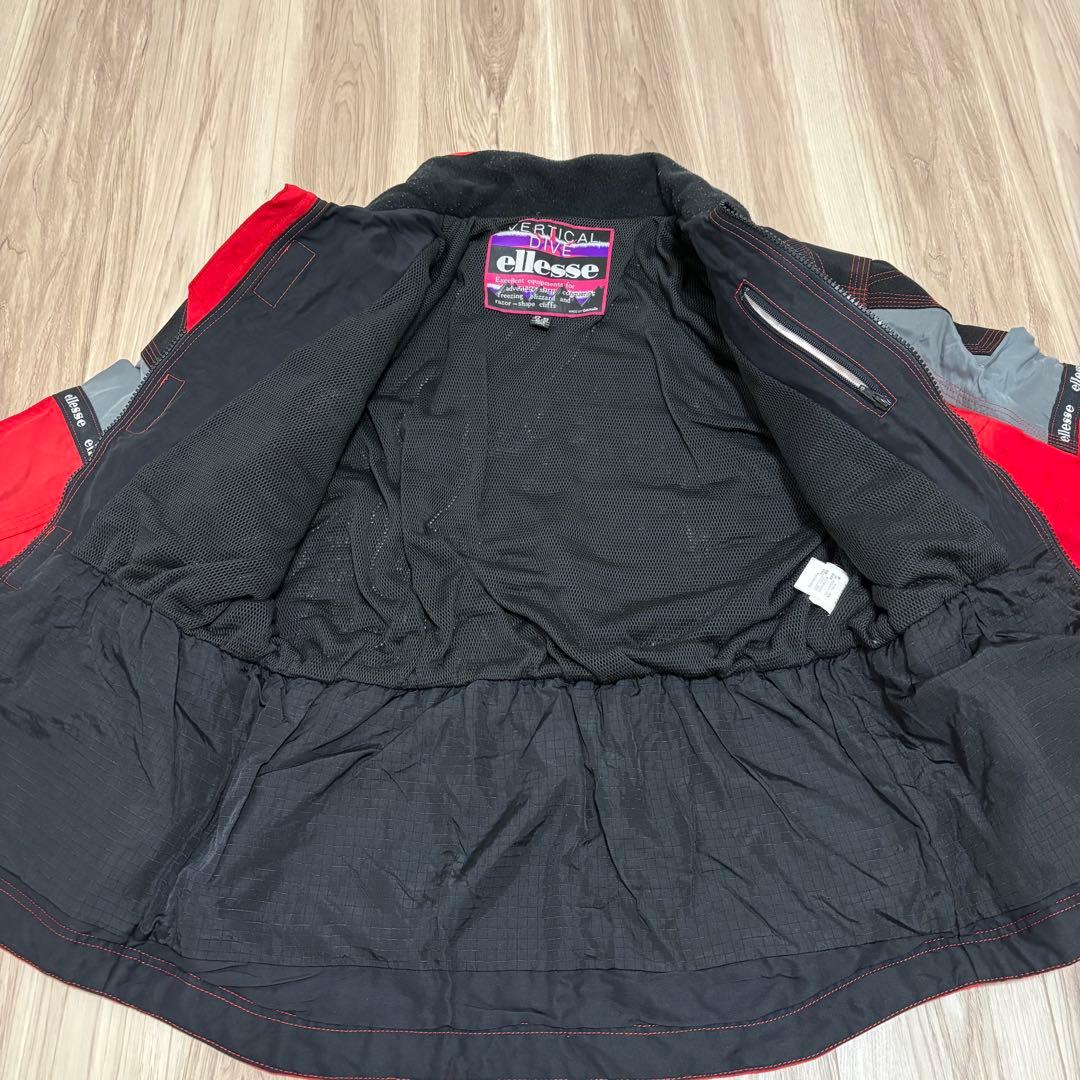 極希少！ellesse エレッセ　スキーウェア　セットアップ　刺繍ロゴ　90s