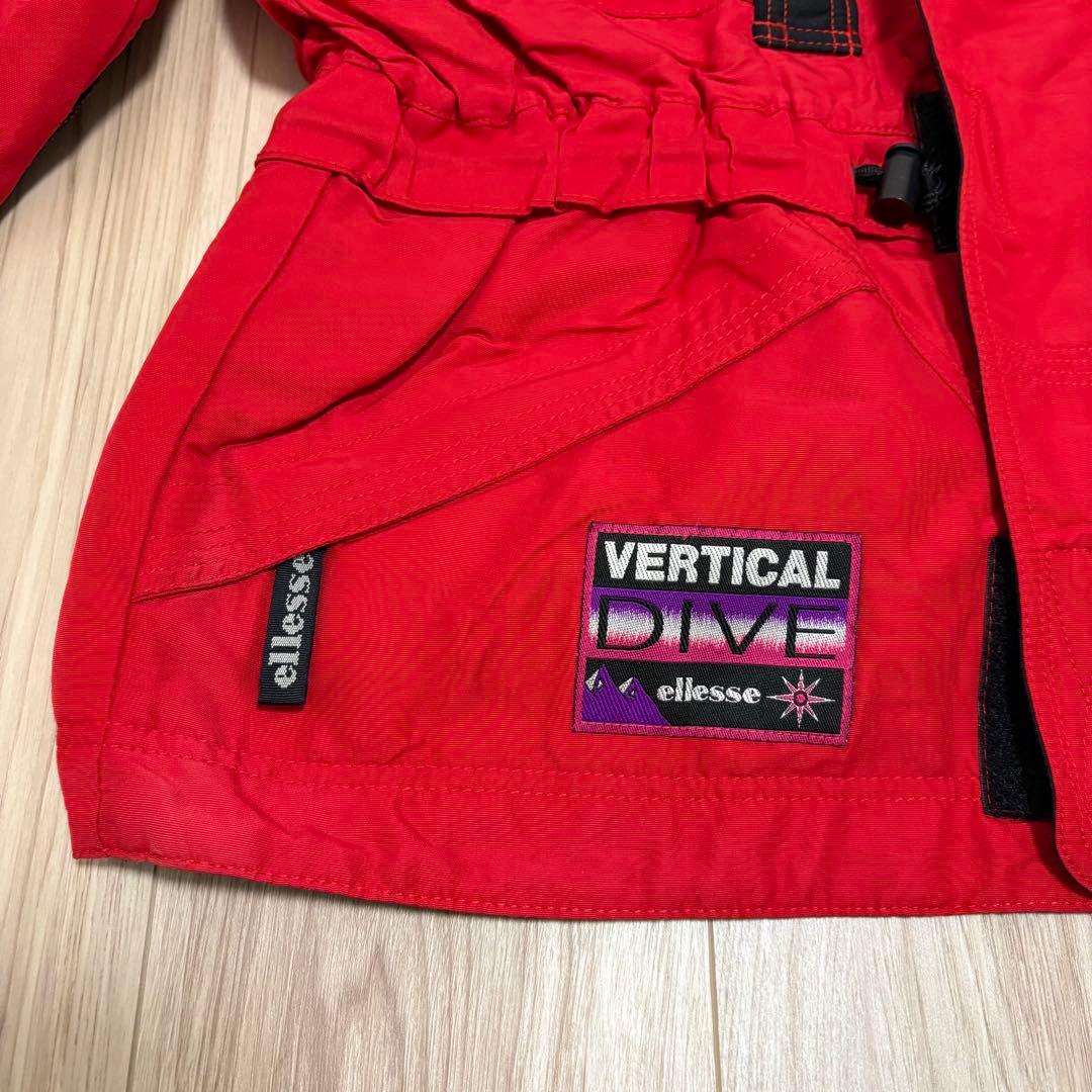 極希少！ellesse エレッセ　スキーウェア　セットアップ　刺繍ロゴ　90s