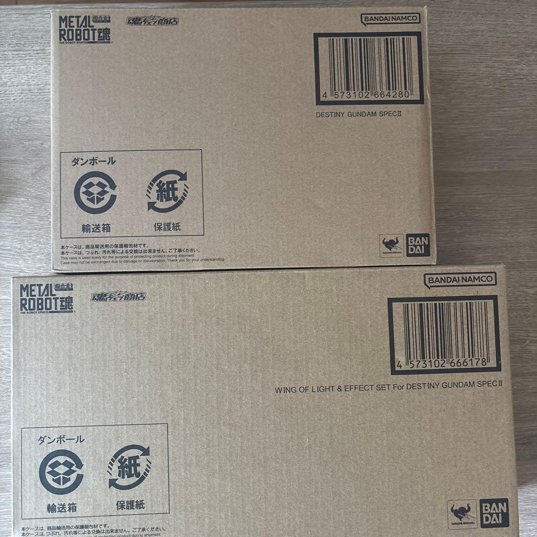 メタルロボット魂　デスティニーガンダムspec ii 光の翼エフェクトセット