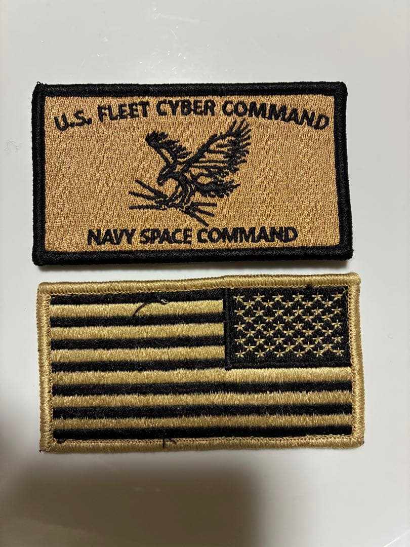 激レア　米海軍　宇宙サイバーコマンド　パッチセット