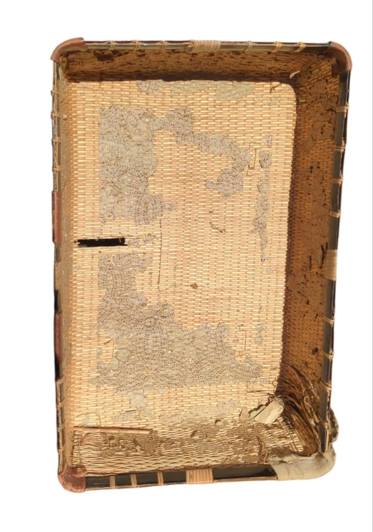 戦前 古民具 【 行李 柳行李トランク 鞄 】 明治 大正 昭和 レトロ