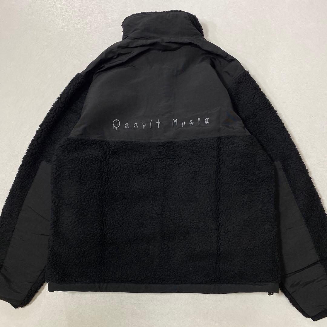 未使用 DEZERT OCCULT MUSIC フリース ボアジャケット 黒