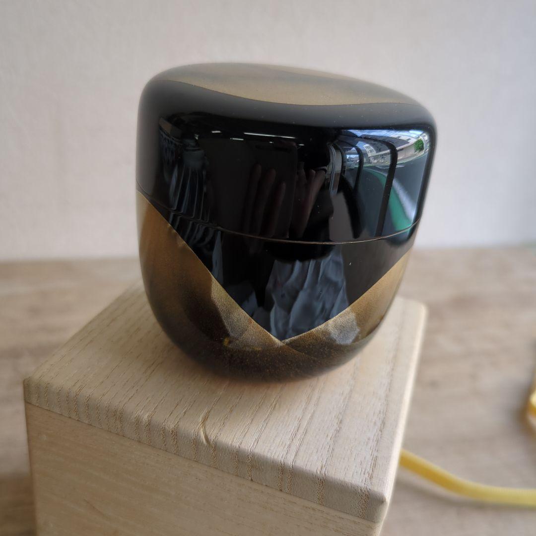 棗 大棗 大角裕二 遠山 茶道具 木箱 茶道 抹茶 お点前 木製 漆器 蒔絵