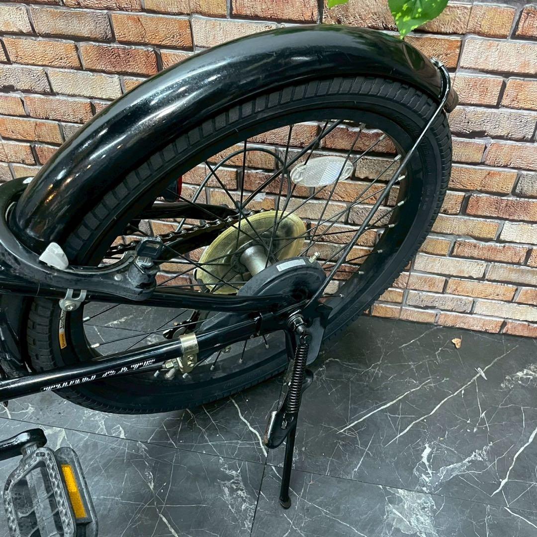 【81】子供用自転車 子供車 TWIN GATE ブラック 20インチ 変速付き