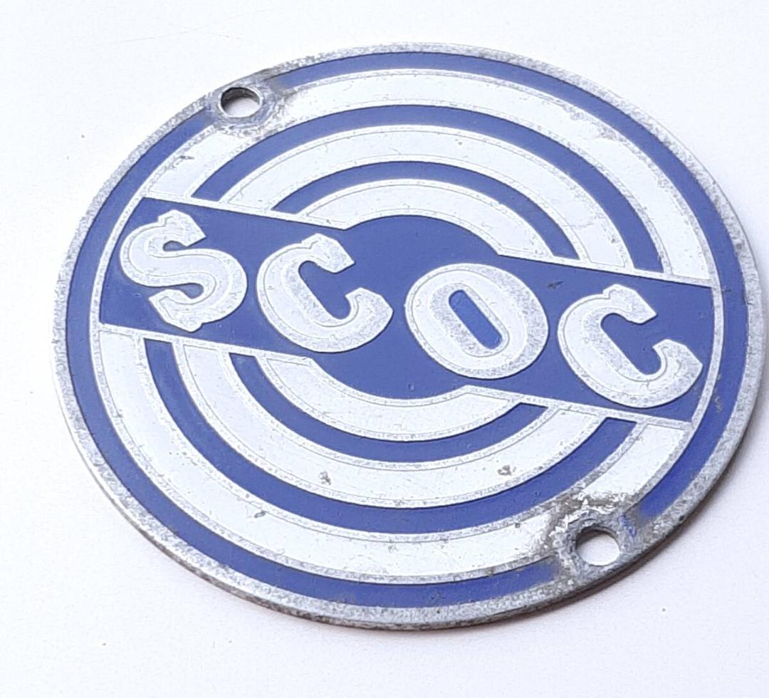 レア品/50年代/米国/スーパーカーオーナーズクラブ/カーバッジ/ロータスセブン