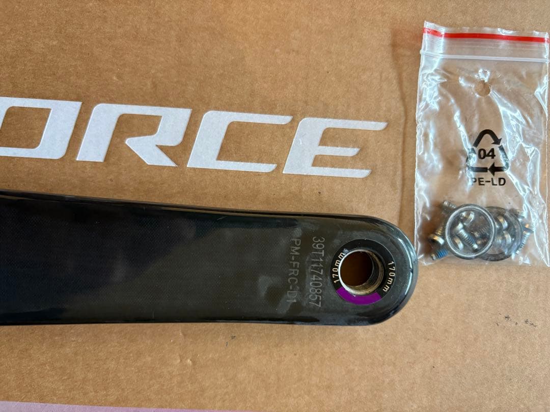 SRAM スラム FORCE D1 クランクアーム 170mm red eTAP