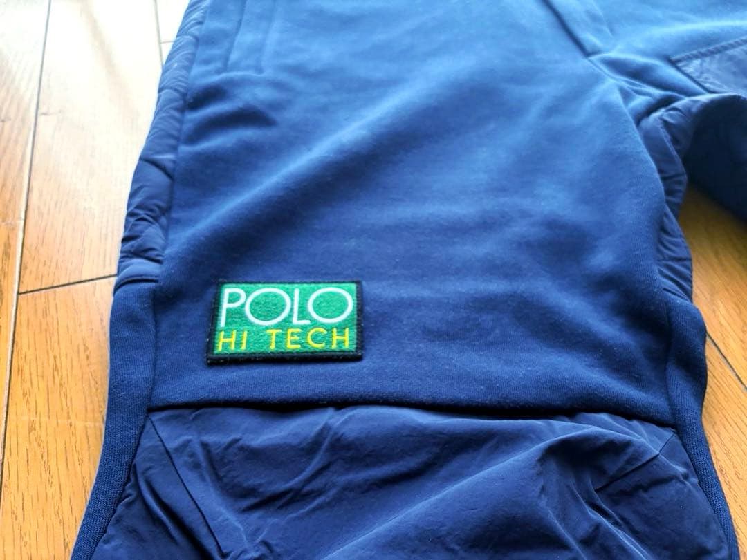 POLO HI TECH カーゴラガースウェットパンツ ネイビー M